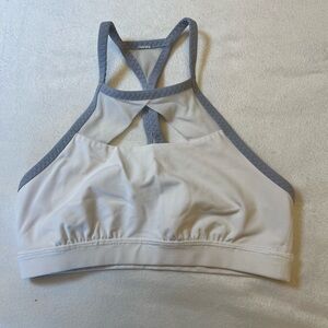 Lululemon‎ Athletica White and Gray Sports Bra Size 2
